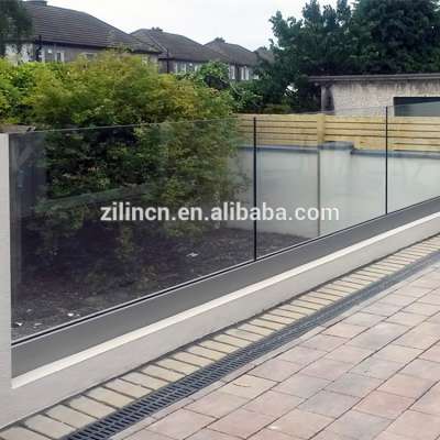 New modern house design aluminium balustrade with accessories