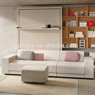 High quality space save furniture, murphy bed with sofa, hotel and project furniture